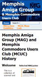 Mobile Screenshot of memphisamigagroup.net